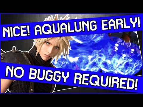 Getting Aqualung BEFORE the Buggy in FF7 - Final Fantasy 7 PS4 Enemy Skill Guide!