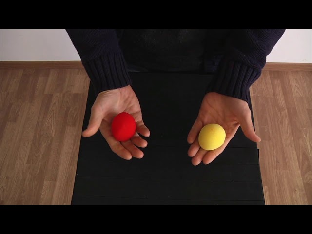 Vídeo relacionado con ZQION Cambio de Color Bola de Esponja Trucos de Magia Primer Plano Truco mágico Accesorios de Mago Juguetes Divertidos, 2 Piezas/Juego