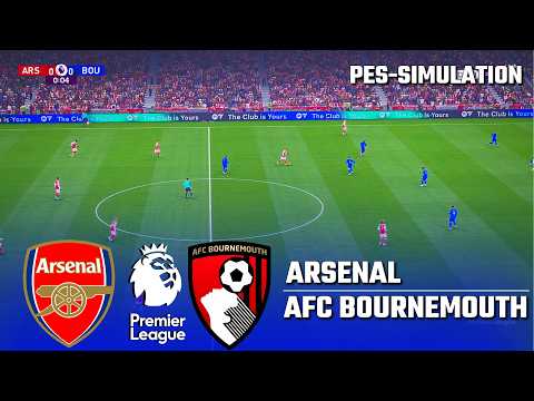 Arsenal vs AFC Bournemouth - Premier League | PES 21 Football Simulation