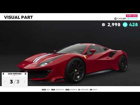 The Crew 2: Ferrari 488 Pista (HC) Customization