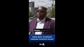Ohio BMV changes gender marker rules