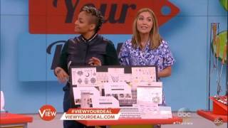 TribeTats on ABC's The View: View Your Deal Segment
