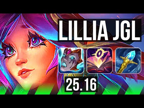 LILLIA vs ZED (JGL) | 15/0/11, Legendary, 700+ games | EUW Diamond | 25.16