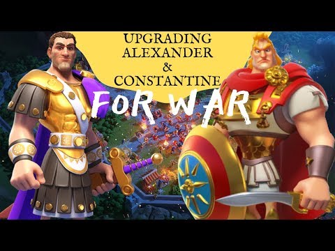 Upgrading Alex and Constantine! - Ark prep for 4 full T5 Infantry groups in open field