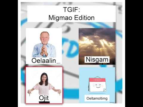 ONOO = TGIF  (Migmao Edition) - #POTD Mi'kmaw mi'kmaq