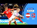 Spectaculaire strijd om kwartfinale | samenvatting Oostenrijk - Noorwegen | EK 2022