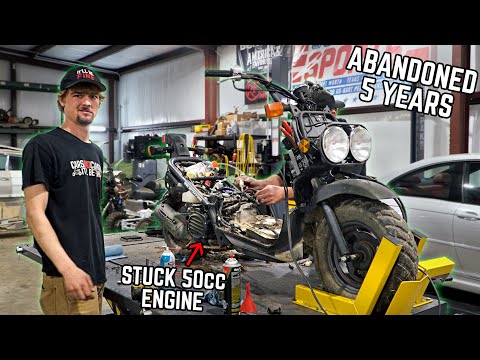 Thumbnail for We Rescued a Seized Honda Ruckus Moped from the Woods, Will it Run & Ride Again? by Honda Ruckus