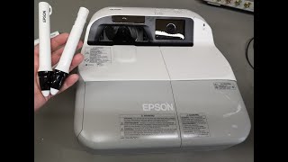 Epson EB 475WI 3CCD Projector Interactive pointer test teardown