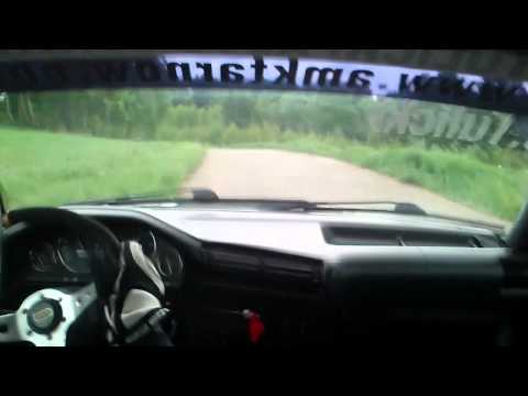 000 przejazd 2  1 Zamkowy Wyścig Dębno 2012 - Grzegorz Tulicki BMW E30 318is onboard