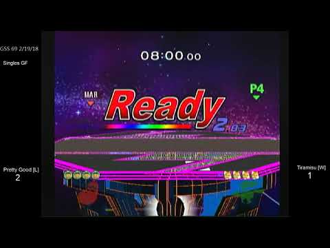 GSS 69 SSBM - Pretty Good [L] (Ice Climbers) vs. HoG | Tiramisu [W] (Fox) - Melee GF