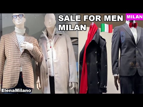 Itália 🇮🇹 Milão | Liquidação de inverno 2023 para HOMEM #shopping #fashion #italianstyle #luxury #vogue #moda