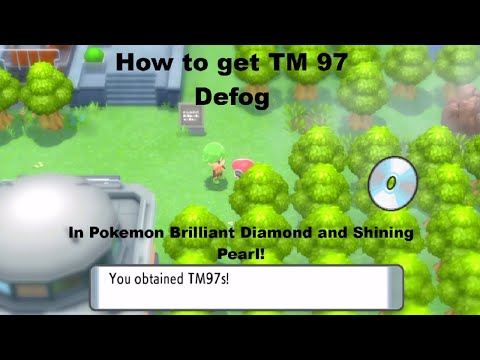 How to get TM 97 Defog in Pokemon Brilliant Diamond and Shining Pearl!