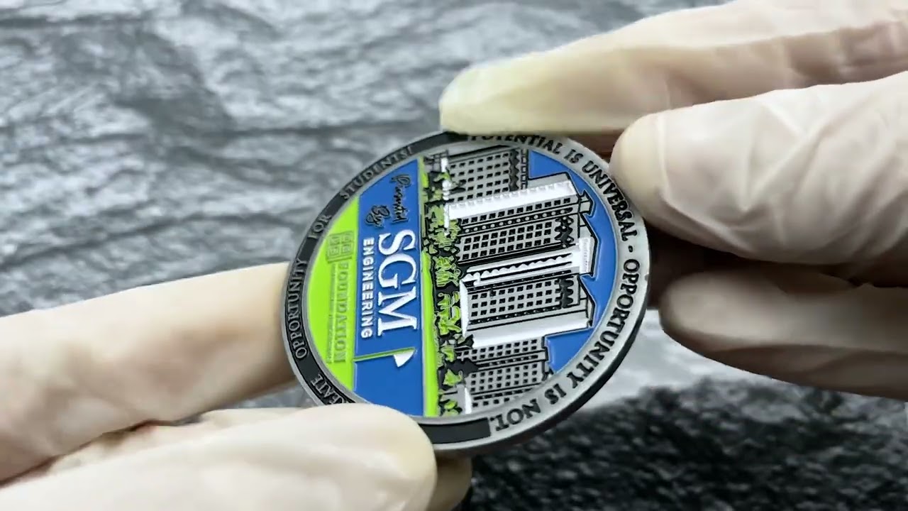 2522-SGM Engineering 25th Anniversary Golf Commemorative Coin