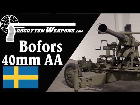 Swedish Antiaircraft Artillery: Bofors 40mm Automatic Gun M1