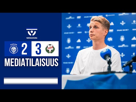 HJK vs FF Jaro 2-3 - Mediatilaisuus