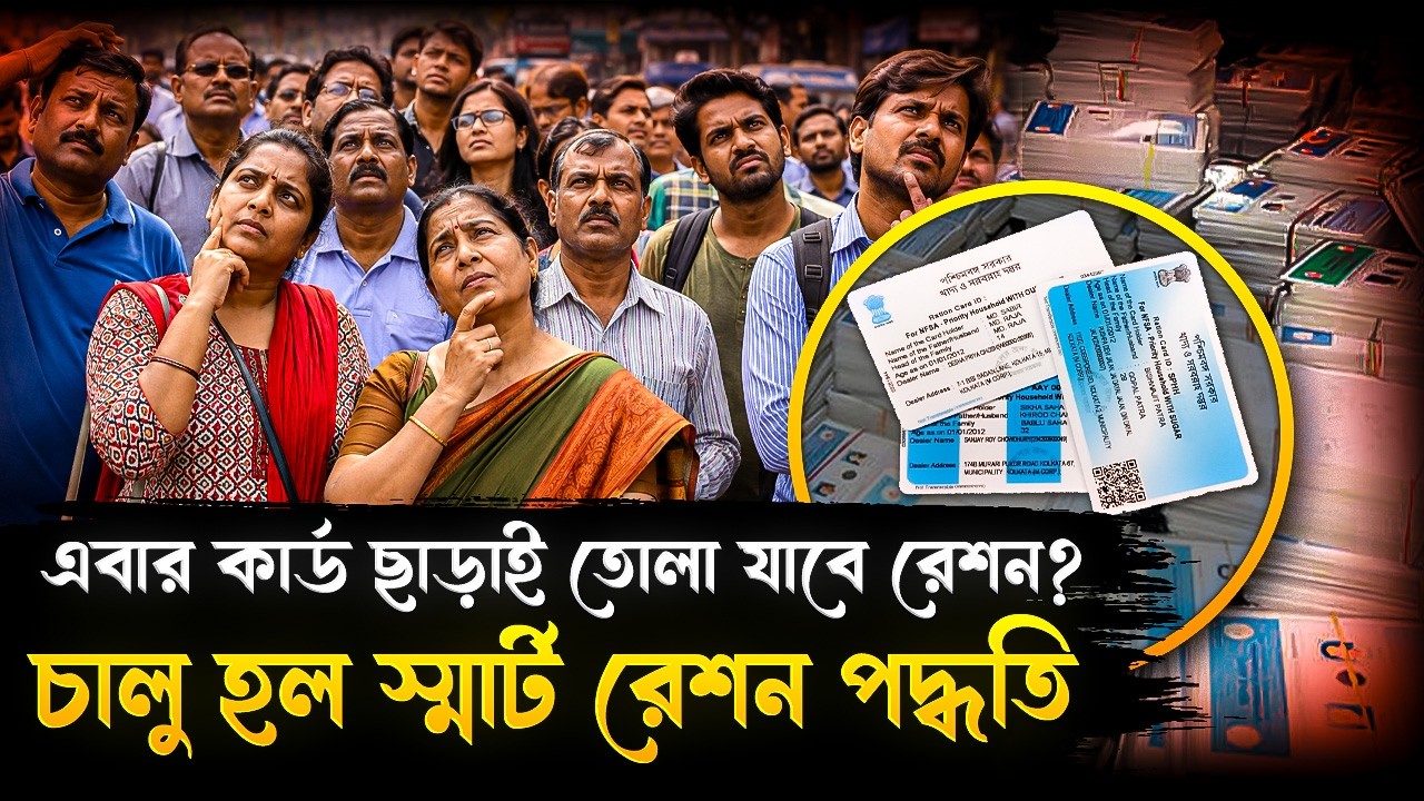 বাংলায় চালু হল স্মার্ট রেশন পদ্ধতি! কার্ড ছাড়াই মিলবে রেশন! | Smart Ration Card In West Bengal
