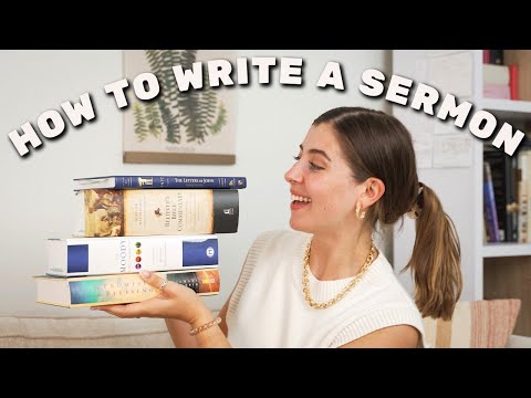 HOW I SERMON PREP || HOW TO WRITE A SERMON