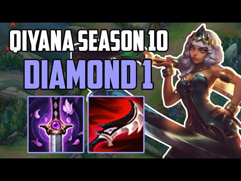 Ending Season 10 With Some Qiyana Gameplay - Diamond 1 Elo