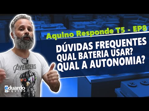 Placa Solar de 330Wp, Qual BATERIA Usar? | Autonomia de Bateria 60Ah + Placa de 160Wp?