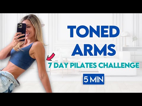 5 min Slim & Toned Arms | At Home Pilates Workout