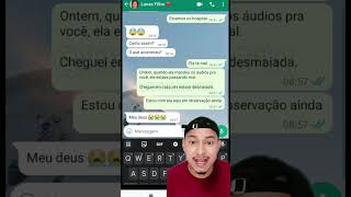 Conversas de whatsapp: Nunca ignore os áudios da sua mãe. #shortvideo #shorts