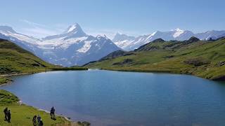 preview picture of video 'Grindelwald Swiss Alps, First, hiking'