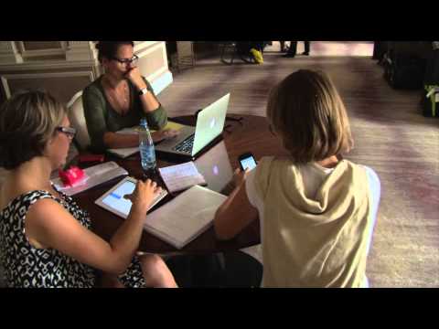 RCO 125 Tour V - Edinburgh - An improvised office