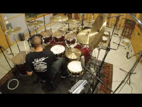Queen of Hearts drum session with Simon Phillips producing
