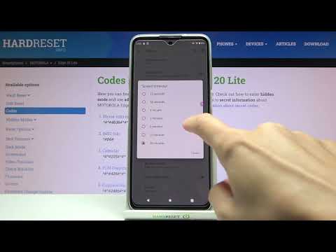 How to Change Screen Timeout in MOTOROLA Edge 20 Lite – Find Screen Blackout Option