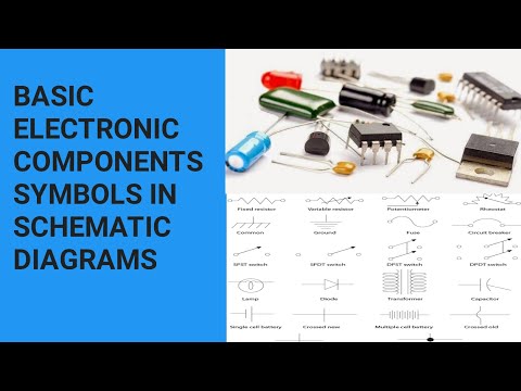 Basic Electronic Components With Symbols And Functionality.
