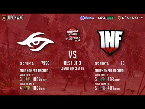 Team Secret vs Infamous Gaming Game 2 (BO3) | Dream League Season 11 Stockholm Major