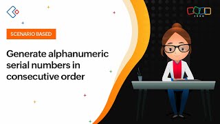 How to automatically generate alphanumeric serial numbers for records in consecutive order?