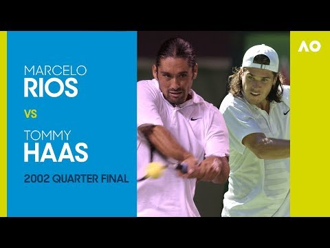 Marcelo Rios v Tommy Haas - Australian Open 2002 Quarter Final | AO Classics