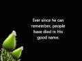 Lily Allen - Him (with FULL lyrics)