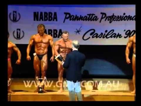 Graeme Lancefield winning the 1991 NABBA Universe Masters