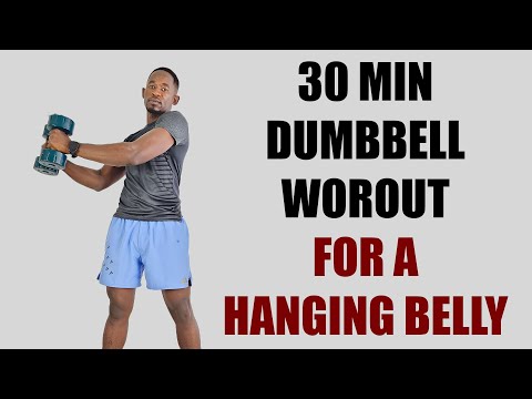 30 Minute Dumbbell Strength Training for Fat Loss Full Body Workout  250 Calories 