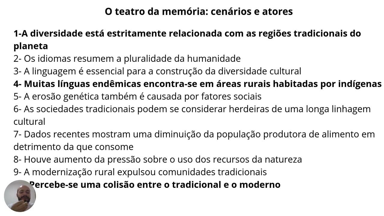 O teatro da memória cenários e atores