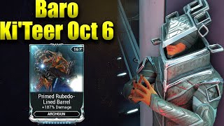 Primed Rubedo Lined Barrel & Halloween Skins! Baro Ki'Teer Oct 6 | Warframe