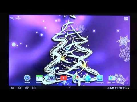 3D Christmas Tree Wallpaper Video