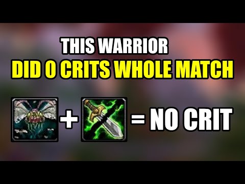 AFFLICTION WARLOCK MAKES WARRIOR MAD BY DISABLING THEIR CRIT CHANCE - AMPLIFY CURSE IS OP?