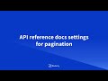 Pagination In Redocly S API Reference Docs