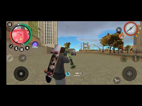 RPG gun used police in real gangster crime game 🙂