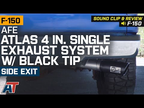 2011-2014 F150 3.5L EcoBoost AFE ATLAS 4 in. Single Exhaust System - Side Exit Sound Clip & Review