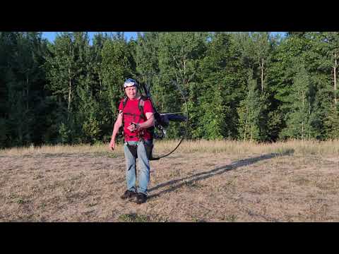 Paramotor Vittorazi Moster Factory R,  carbon frame.