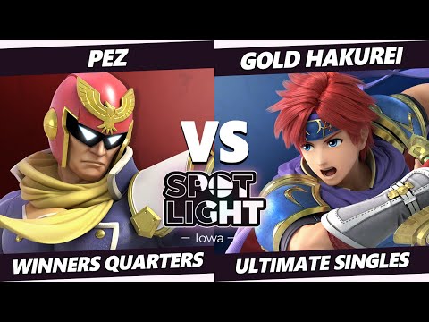 Spotlight: Iowa Winners Quarters - PeZ (Captain Falcon) Vs. Gold Hakurei (Roy) SSBU Ultimate
