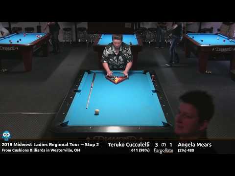 Teruko Cucculelli vs Angela Mears - 2019 Midwest Ladies Regional Tour Stop #2