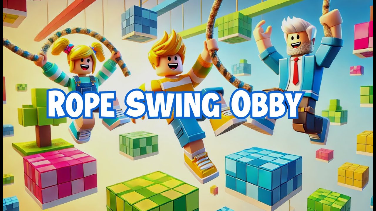 Rope Swing Obby gameplay