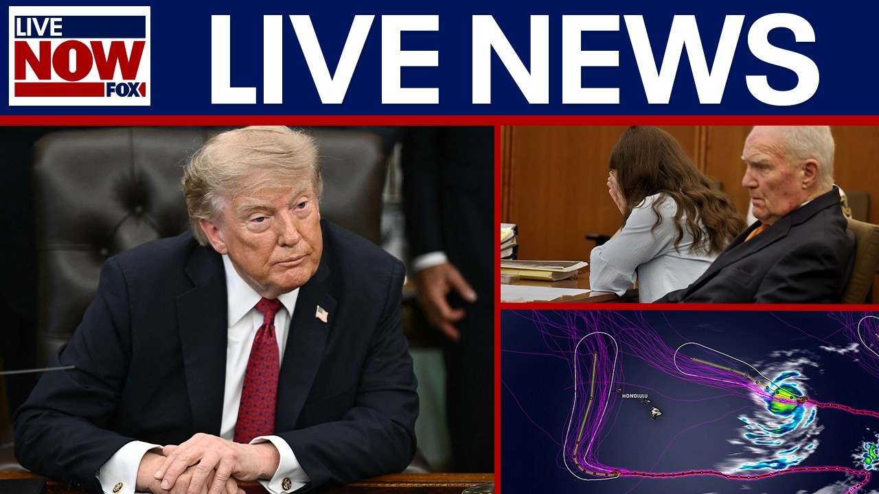 LIVE NEWS: Trump weighs war in Iran, Lindsay Clancy verdict, Tracking Hurricane Lowell & more