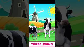 Three Cows | Learn Number 3