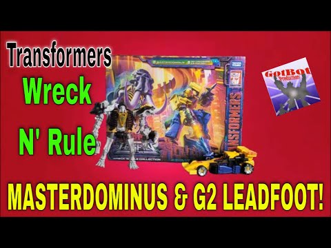 Transformers Wreck N' Rule Leadfoot and Masterdominus - GotBot True Review NUMBER 1013